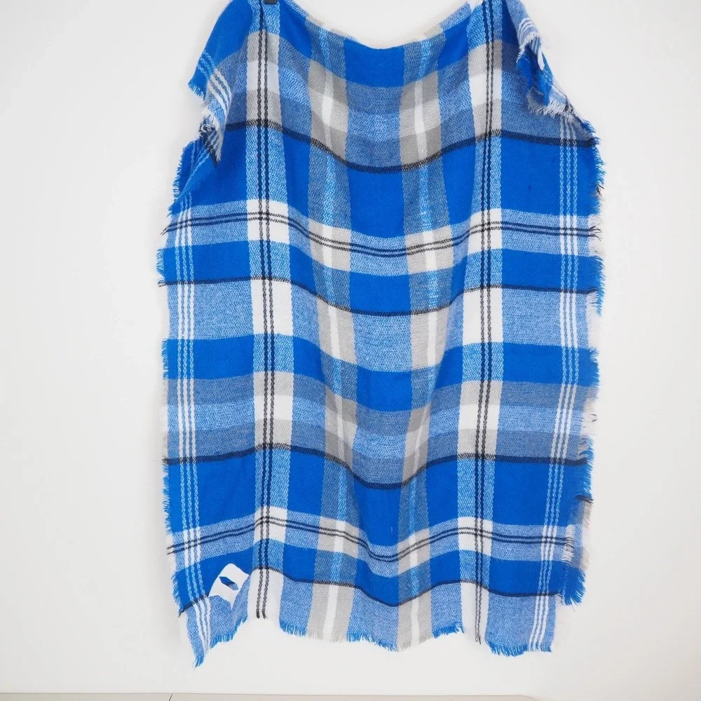 Duke‎ Blue Devils Plaid Scarf Blue Durham North Carolina NCAA College Basketball